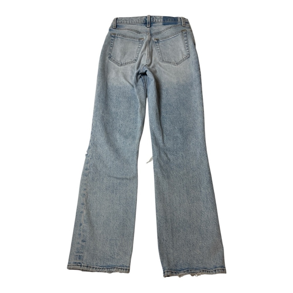 Abercrombie and Fitch 90's straight high Rise Jeans size 26/2 Distressed Denim - Picture 11 of 13
